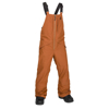 VOLCOM BARKLEY INS BIB OVERALL CARAMEL L