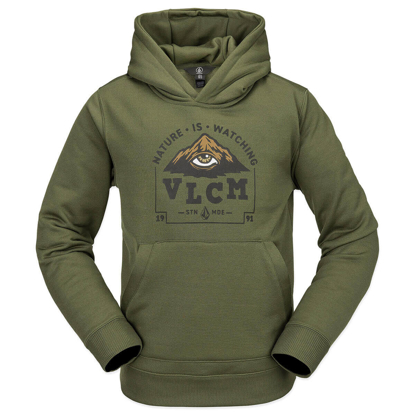 VOLCOM HYDRO FLEECE HOODIE IVY M