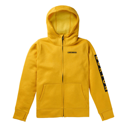 BURTON KIDS' OAK FULL-ZIP GOLDENROD HEATHER L