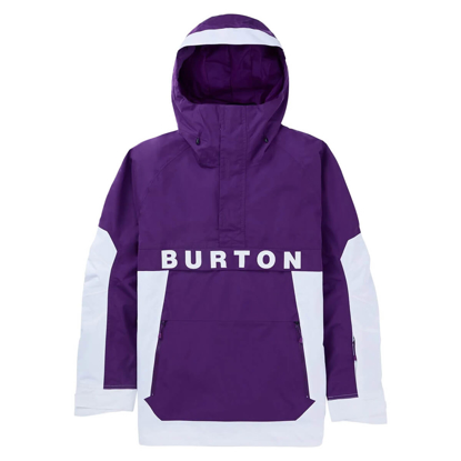 BURTON FROSTNER ANORAK IMPERIAL PURPLE / STOUT WHITE L