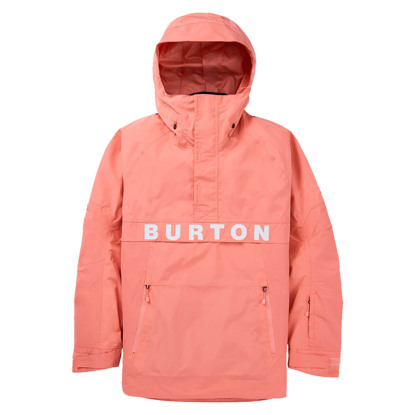 BURTON FROSTNER ANORAK PEACH ECHO L