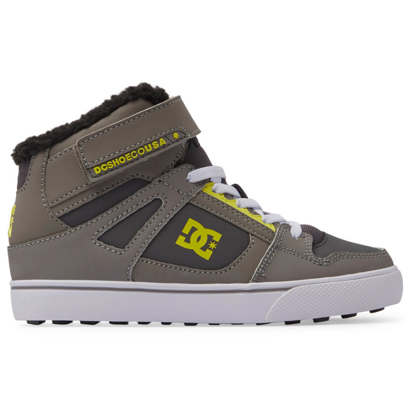 DC PURE HIGH-TOP WNT EV GREY/GREY/GREEN 32