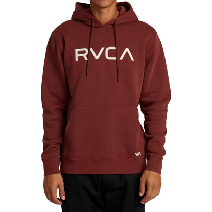 RVCA HEWITT HOODIE RED EARTH M