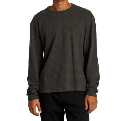 RVCA VACANCY CREW LS PIRATE BLACK L