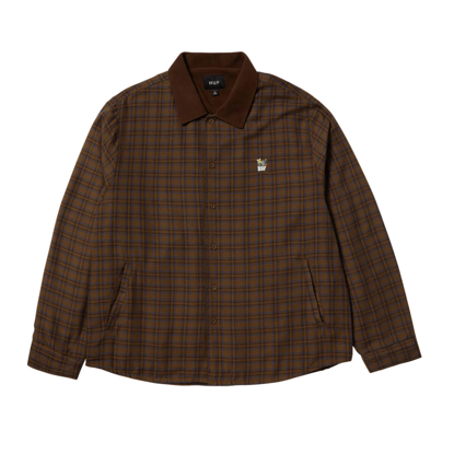 HUF WESTON FLEECE LINED SHACKET ESPRESSO M