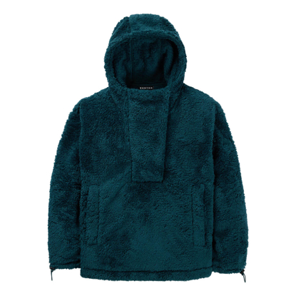 BURTON LEMMA FLEECE PULLOVER DEEP EMERALD M