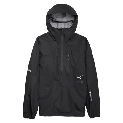 BURTON [AK] MINIMALIST GORE-TEX 3L ANORAK RAIN JACKET TRUE BLACK S