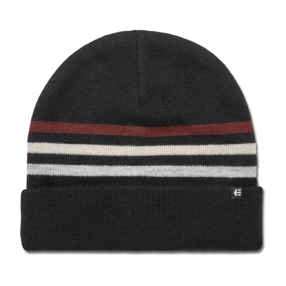 ETNIES ETNIES STRIPE BEANIE BLACK UNI