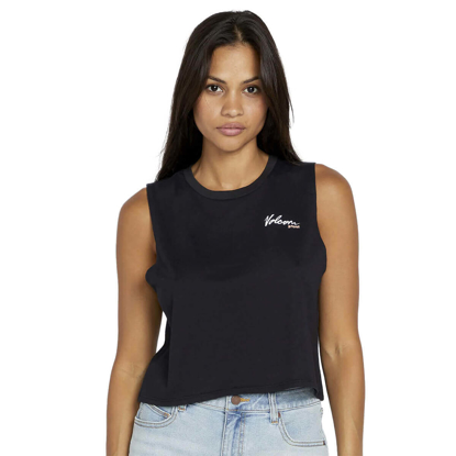 VOLCOM STONE HOUR CROP BLACK XS