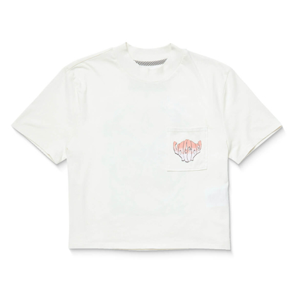 VOLCOM POCKET DIAL TEE BONE XS