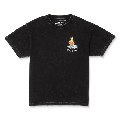 VOLCOM FA BOB MOLLEMA 1 LSE T-SHIRT LIGHT ACID BLACK S