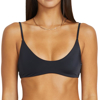 VOLCOM SIMPLY SEAMLESS CROP BLACK L