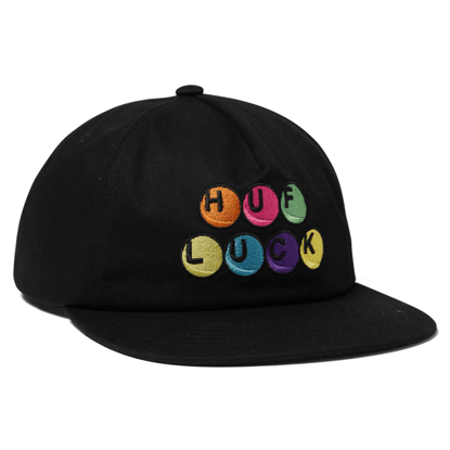 HUF LUCKY 5 PANEL SNAPBACK BLACK UNI