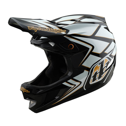 TROY LEE DESIGNS D4 COMPOSITE HELMET GHOSTWING WHITE M