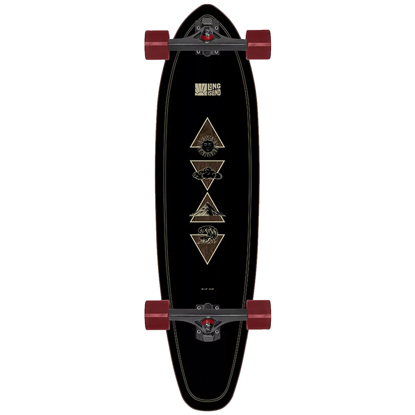 LONG ISLAND ELEMENTS 36" KICKTAIL LONGBOARD COMPLETE 36"