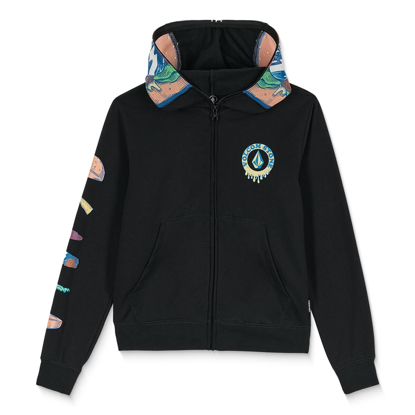 VOLCOM BURGSTONE FULL ZIP BLACK XL