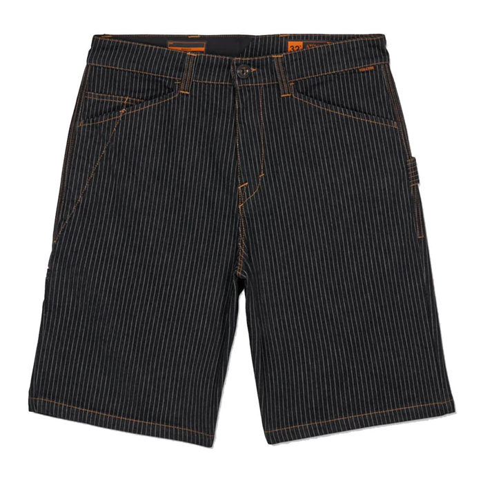 VOLCOM WORK DIALED SHORT 22" BLACK STRIPE 30